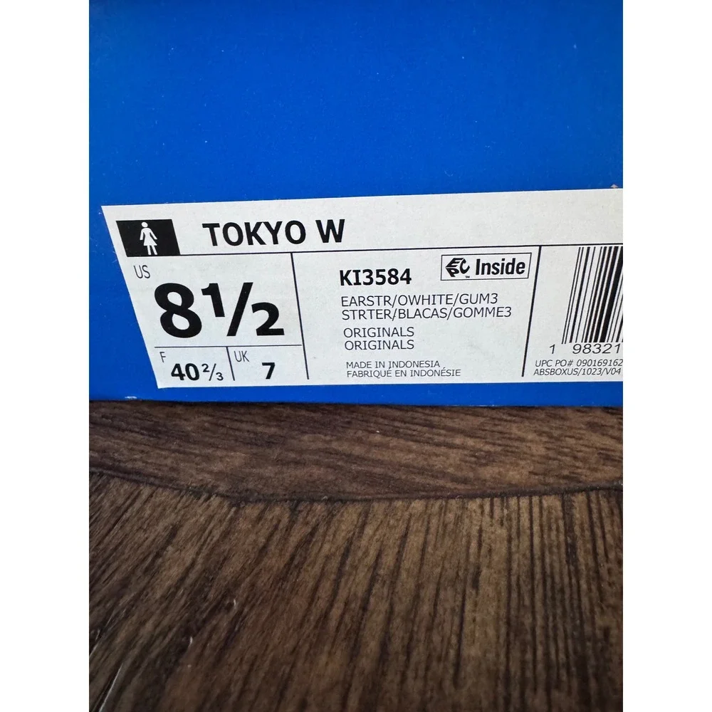 Adidas Tokyo W Earth Strata Off White Brown Suede Gum KI3584 Womens 8.5